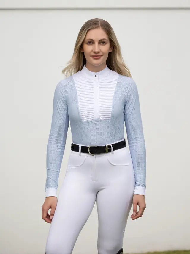 LeMieux Arielle Long Sleeve Show Shirt Mist | Equiflair