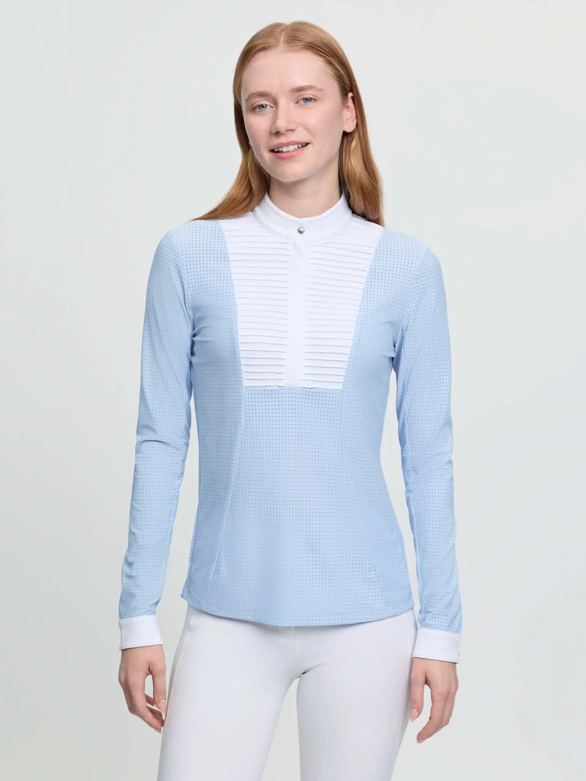LeMieux Arielle Long Sleeve Show Shirt Mist | Equiflair