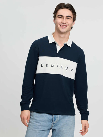 LeMieux Mens Rugby Shirt Navy