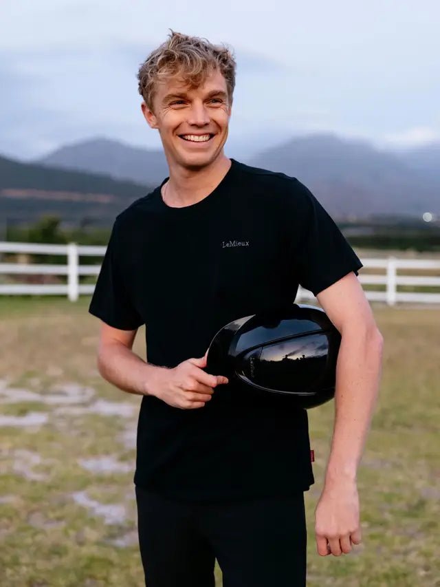 LeMieux Mens T-Shirt Black | Equiflair