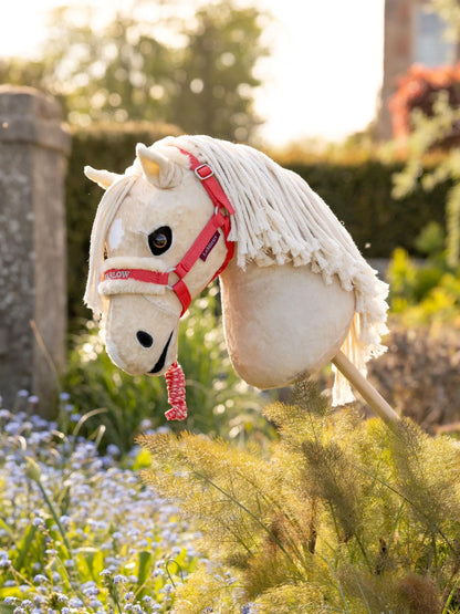 LeMieux Harlow Hobby Horse Headcollar & Leadrope Coral Crush