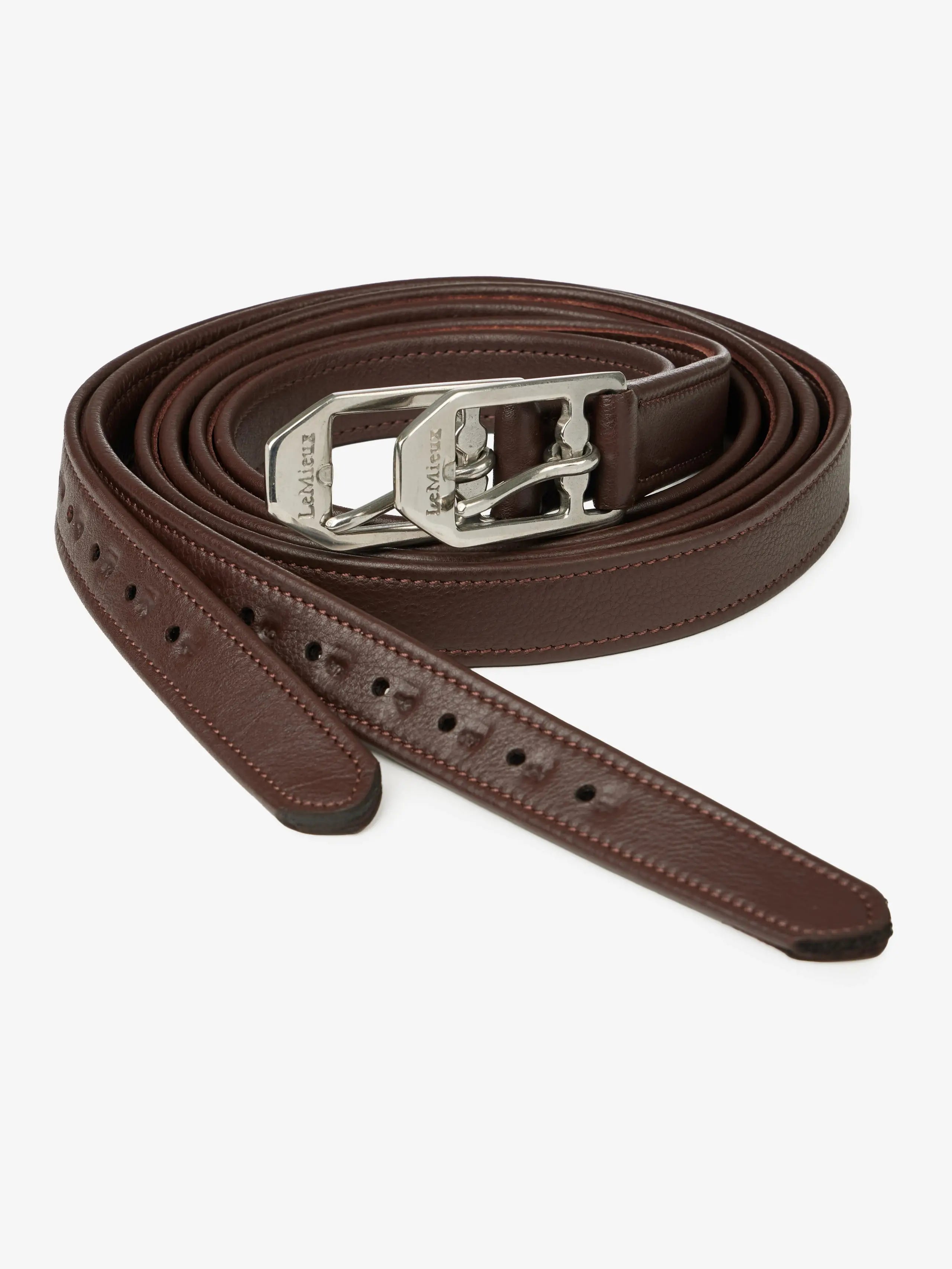 LeMieux Arika Stirrup Leather Havana