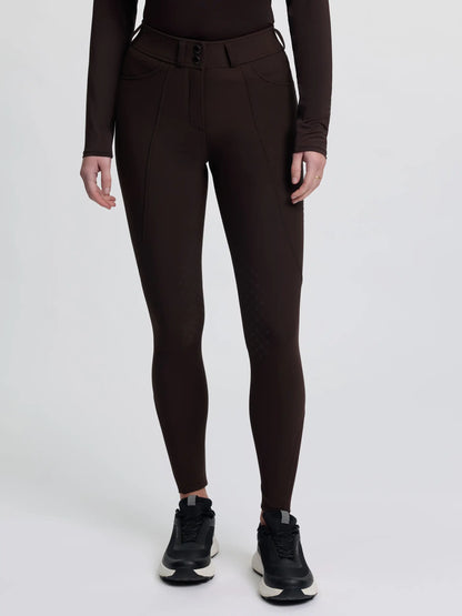 LeMieux Brilliance Espresso Knee Grip Riding Breeches for Women