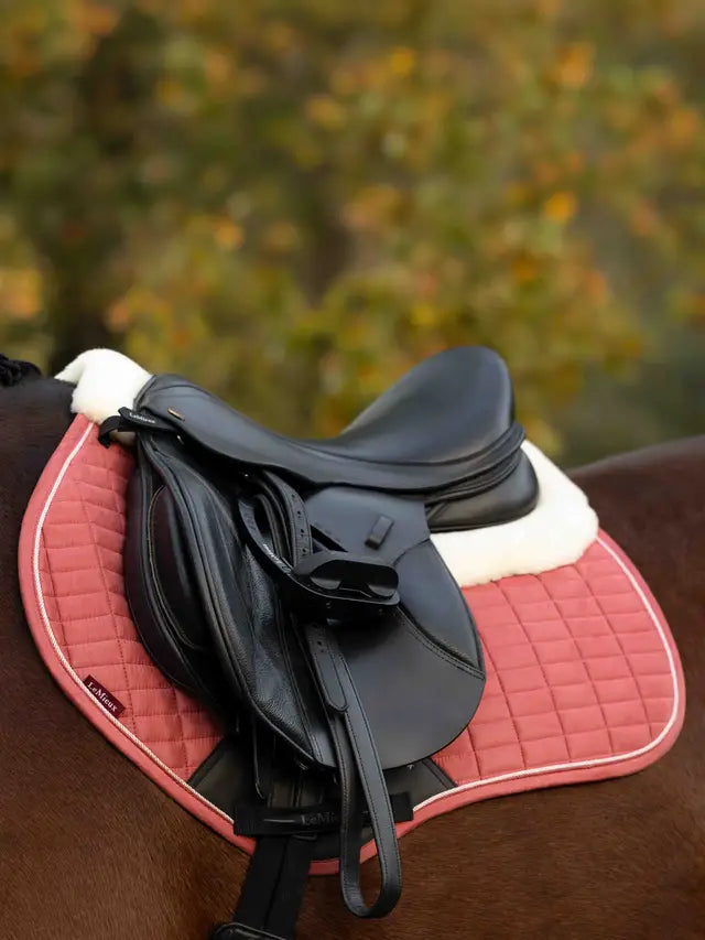 LeMieux Merino+ Suede Classic Close Contact Square Spiced Earth