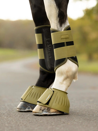 LeMieux Rubber Bell Boots Gooseberry