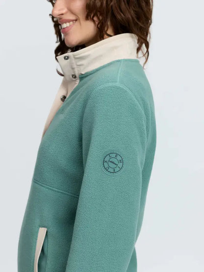 LeMieux Piper Popper Fleece Aloe Green Women's Mid-Layer Equestrian