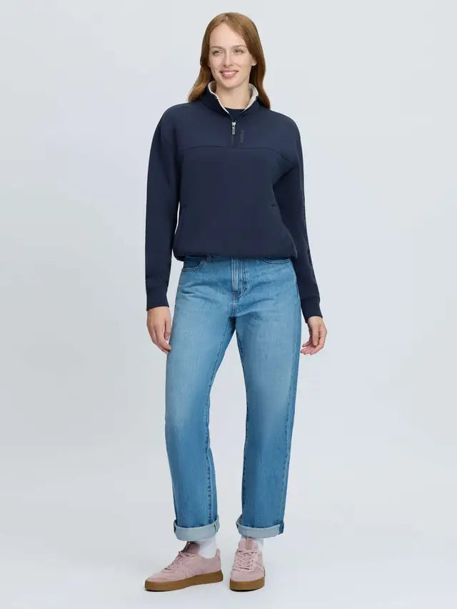 LeMieux Scarlet Quarter Zip Sweat Navy