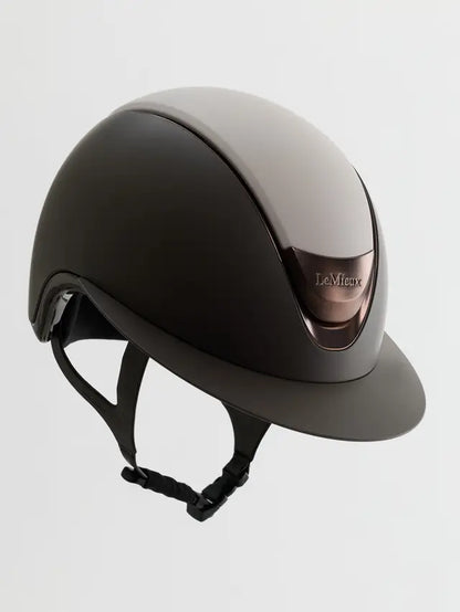 LeMieux Verv Helmet Matte Stone Interchangeable Top Panel with Rose Gold Accent