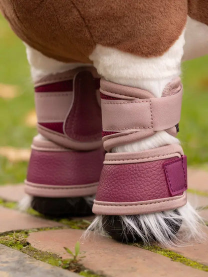 LeMieux Toy Pony Mesh Brushing Boots Blackberry