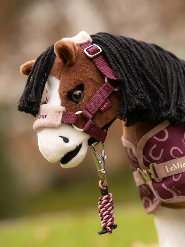 LeMieux Toy Pony Vogue Headcollar & Leadrope Blackberry
