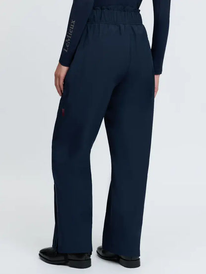 LeMieux Stormwear Waterproof Trousers Navy - equestrian riding pants with thermal fleece lining.