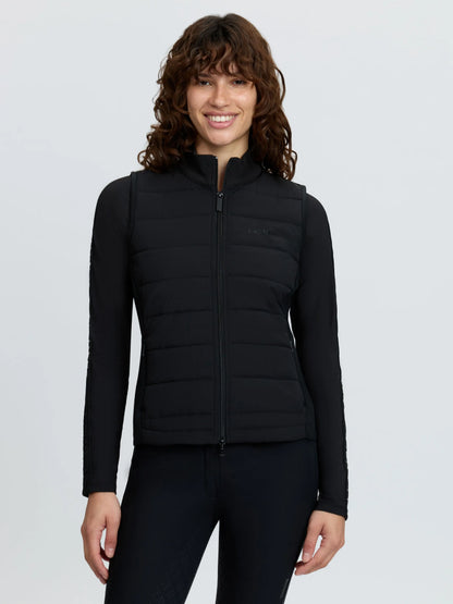 LeMieux Lily Lightweight Gilet Black - Equestrian riding and training gilet for women