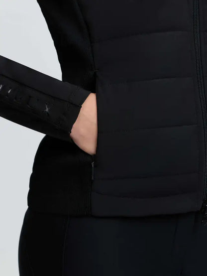 LeMieux Lily Lightweight Gilet Black with hand in zip pocket