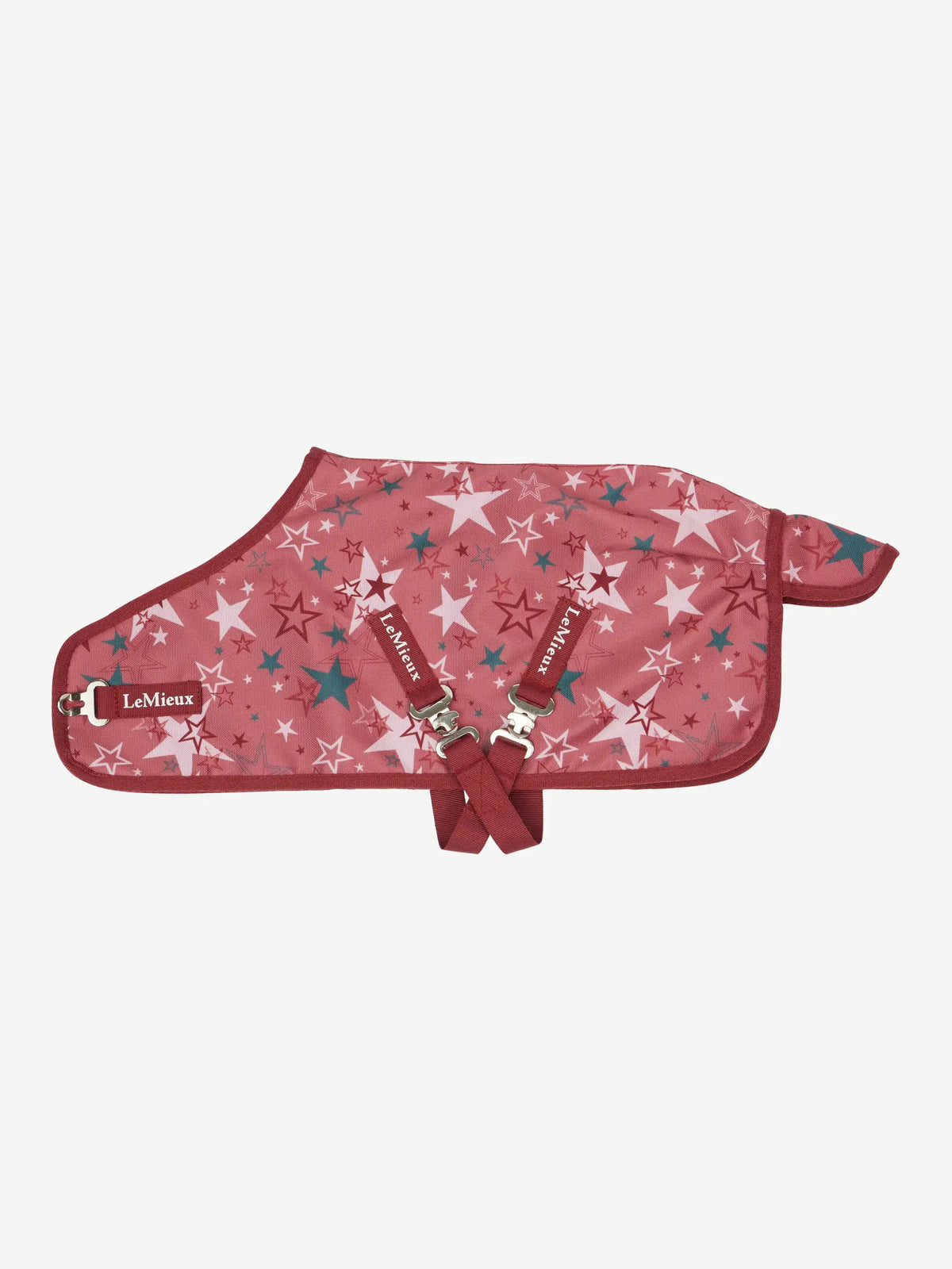 LeMieux star print toy pony turnout rug in spiced earth for equestrian play
