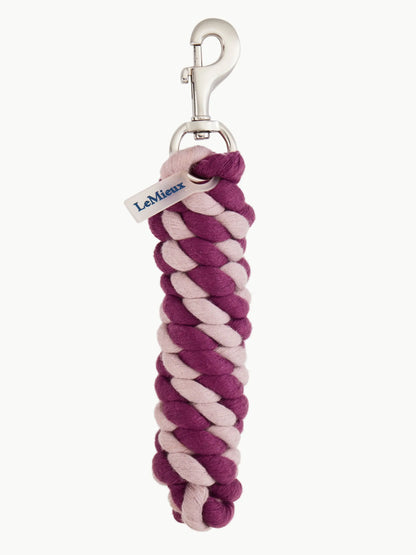 LeMieux Polycotton Leadrope Blackberry/Wild Rose