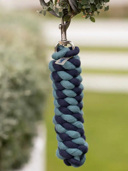 LeMieux Polycotton Leadrope Aloe/Navy