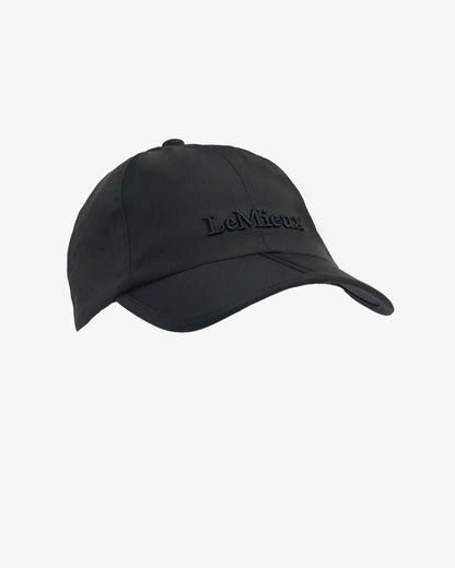 LeMieux Sealskinz Waterproof Foldable Peak Cap Black | Equiflair