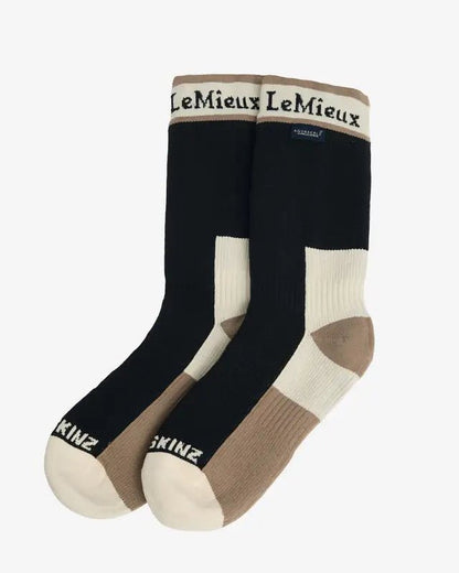 LeMieux Sealskinz Waterproof Socks Black | Equiflair