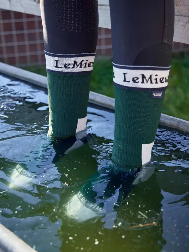 LeMieux Sealskinz Waterproof Socks Green | Equiflair