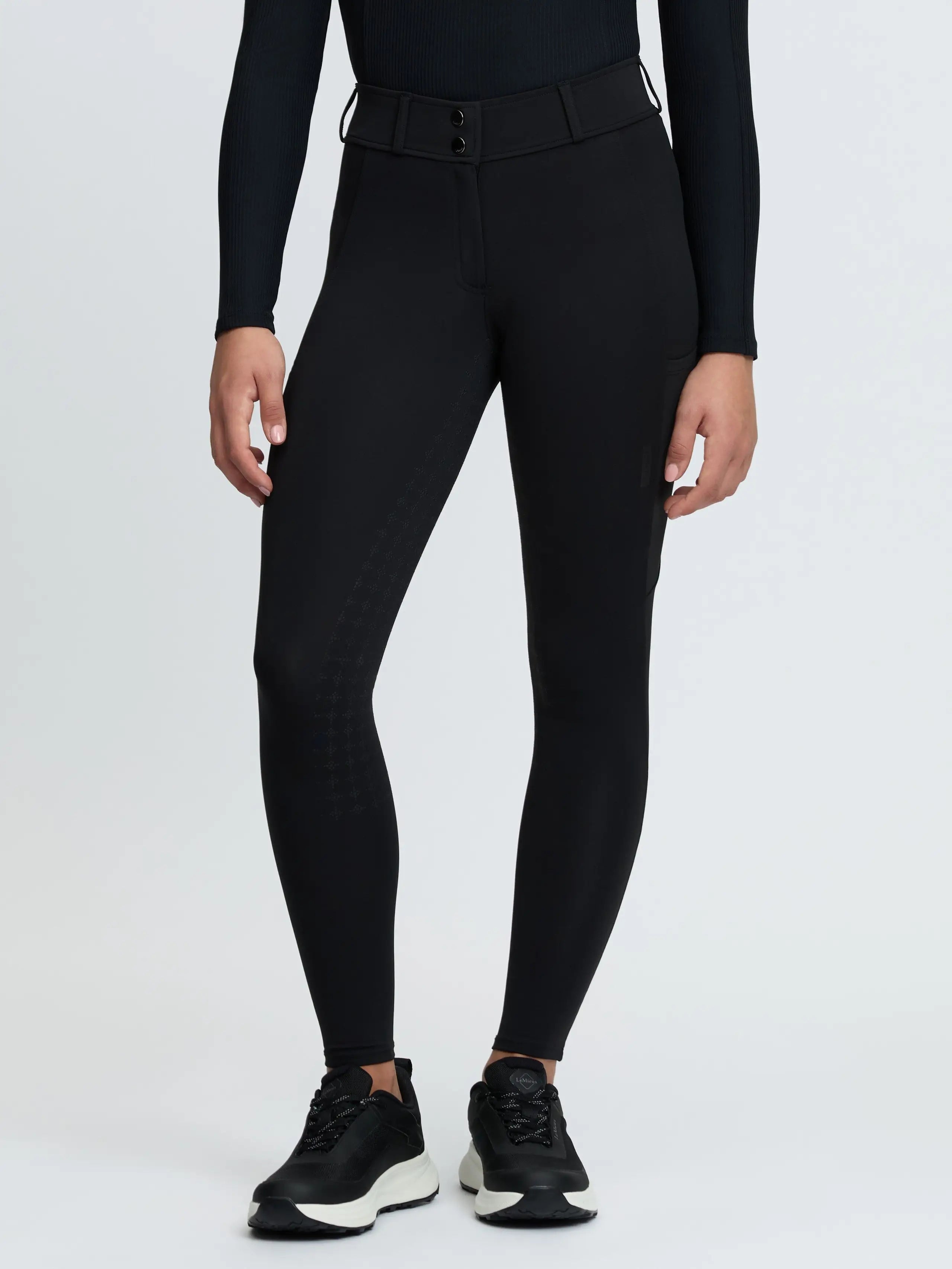 LeMieux Young Rider Bex Half Seat Breeches Black