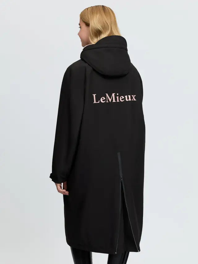 LeMieux Young Rider HydroShield Black Waterproof Riding Coat Robe