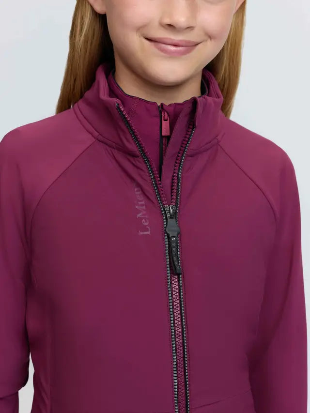 LeMieux Young Rider Betty Lightweight Jacket Blackberry