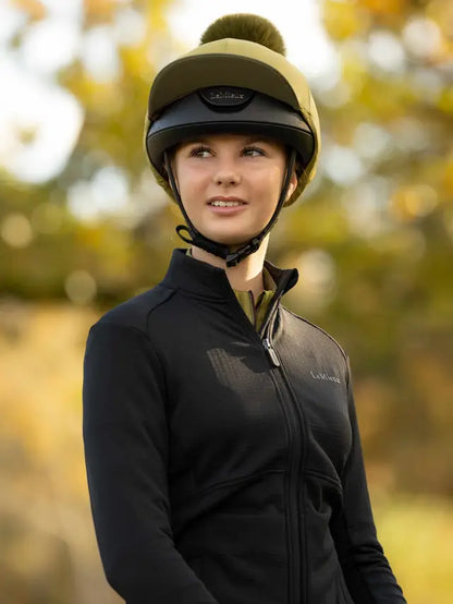 LeMieux Young Rider Bethany Zip Through Mid Layer Black