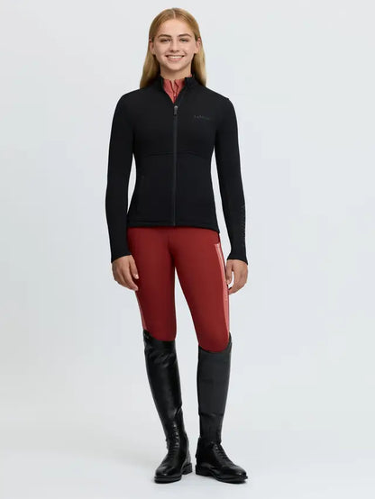 LeMieux Young Rider Bethany Zip Through Mid Layer Black