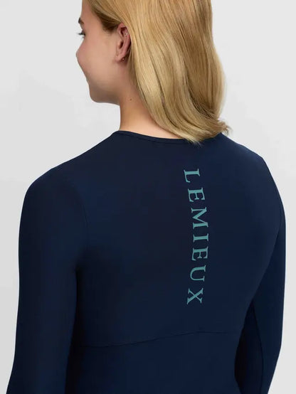LeMieux Young Rider Hybrid Sports Top Navy