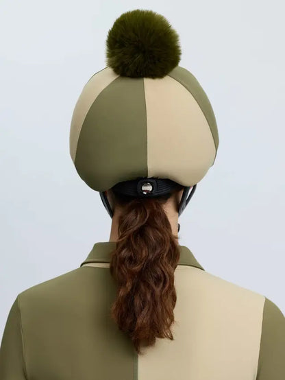 LeMieux Harlequin Hat Silk Willow/Pear