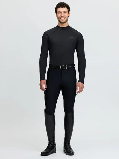 LeMieux Men's Black Base Layer | UV50+ Technical Equestrian Sportswear