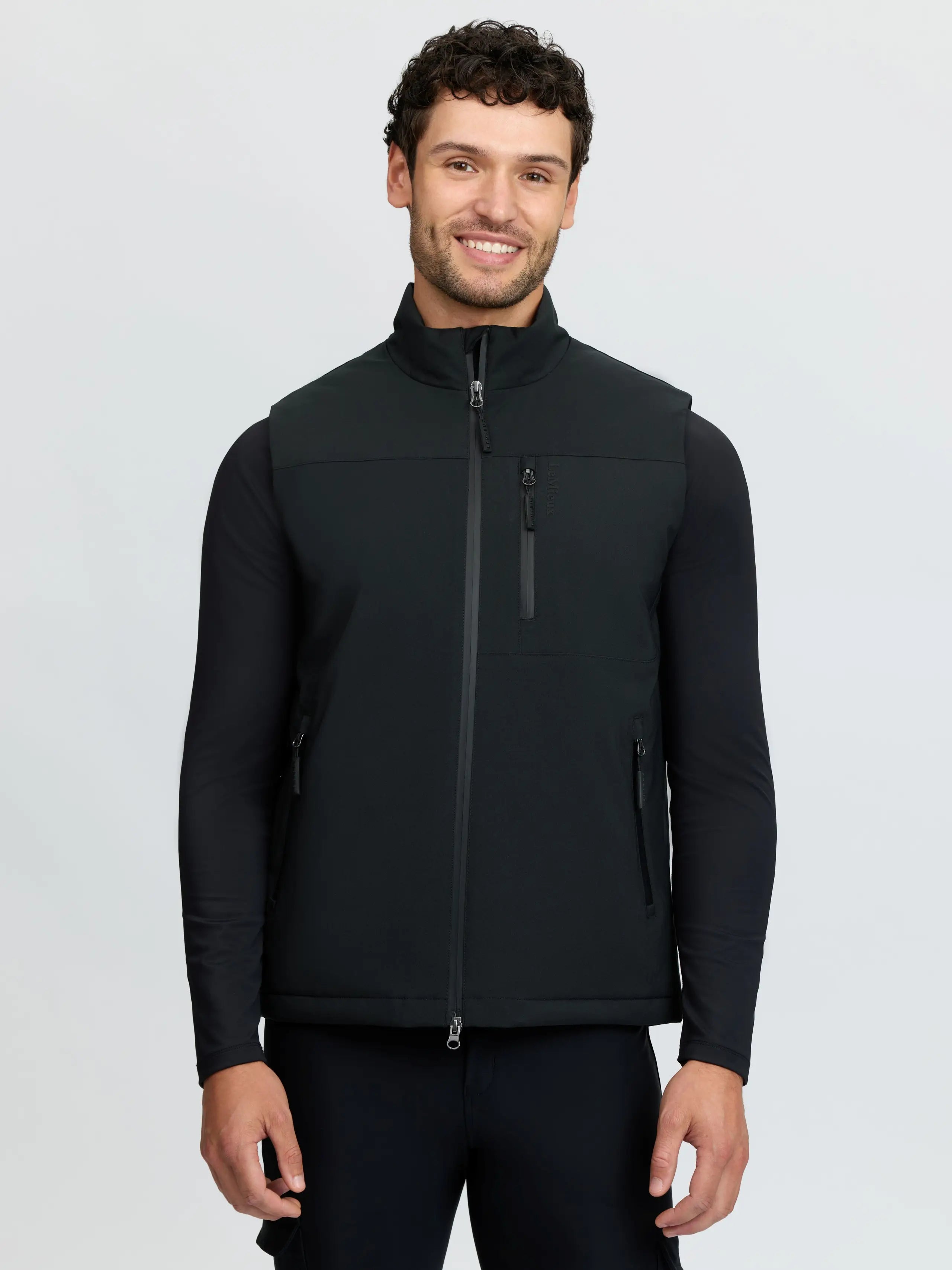 Lemieux Mens Midweight Insulated Gilet Black - Water-Resistant & Warm for Outdoor Use