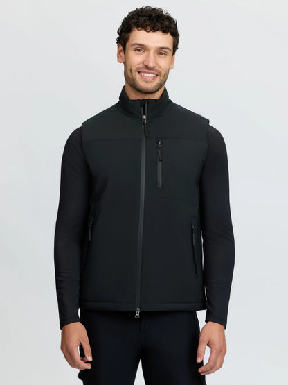 Lemieux Mens Midweight Insulated Gilet Black - Water-Resistant & Warm for Outdoor Use