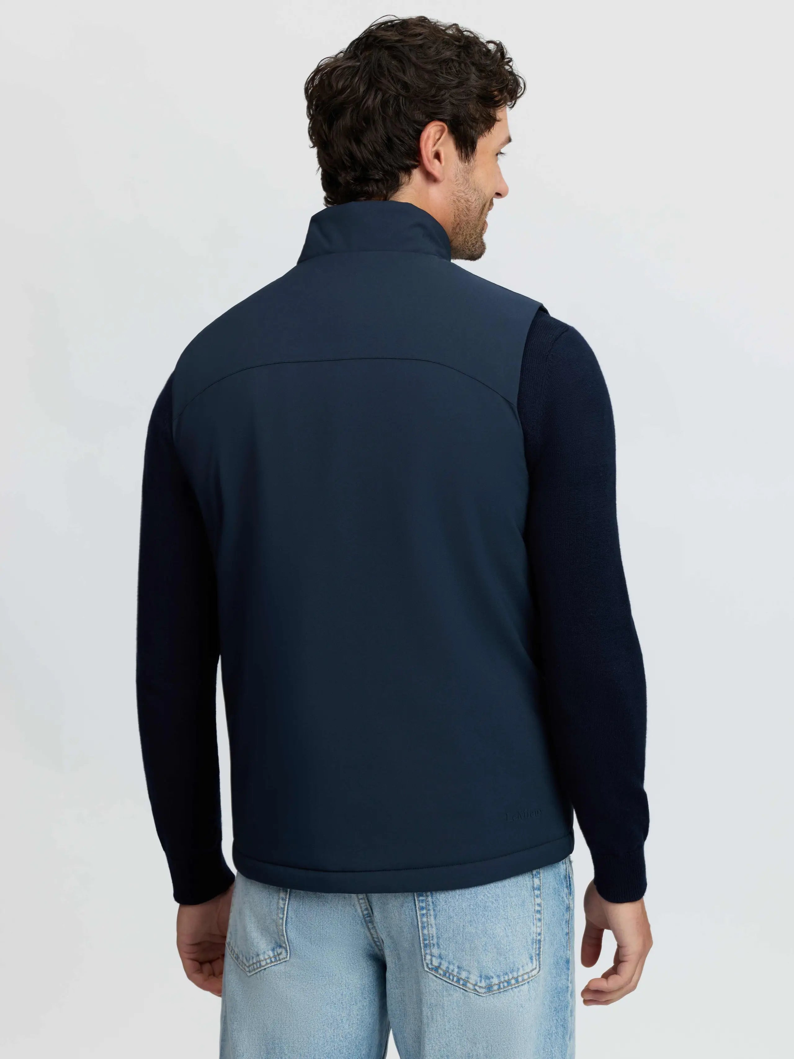 LeMieux Mens Midweight Insulated Gilet Navy