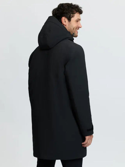 Lemieux Men's Waterproof Training Coat Black - Longline Riding Jacket