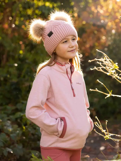 LeMieux Mini Double Pom Beanie Petal