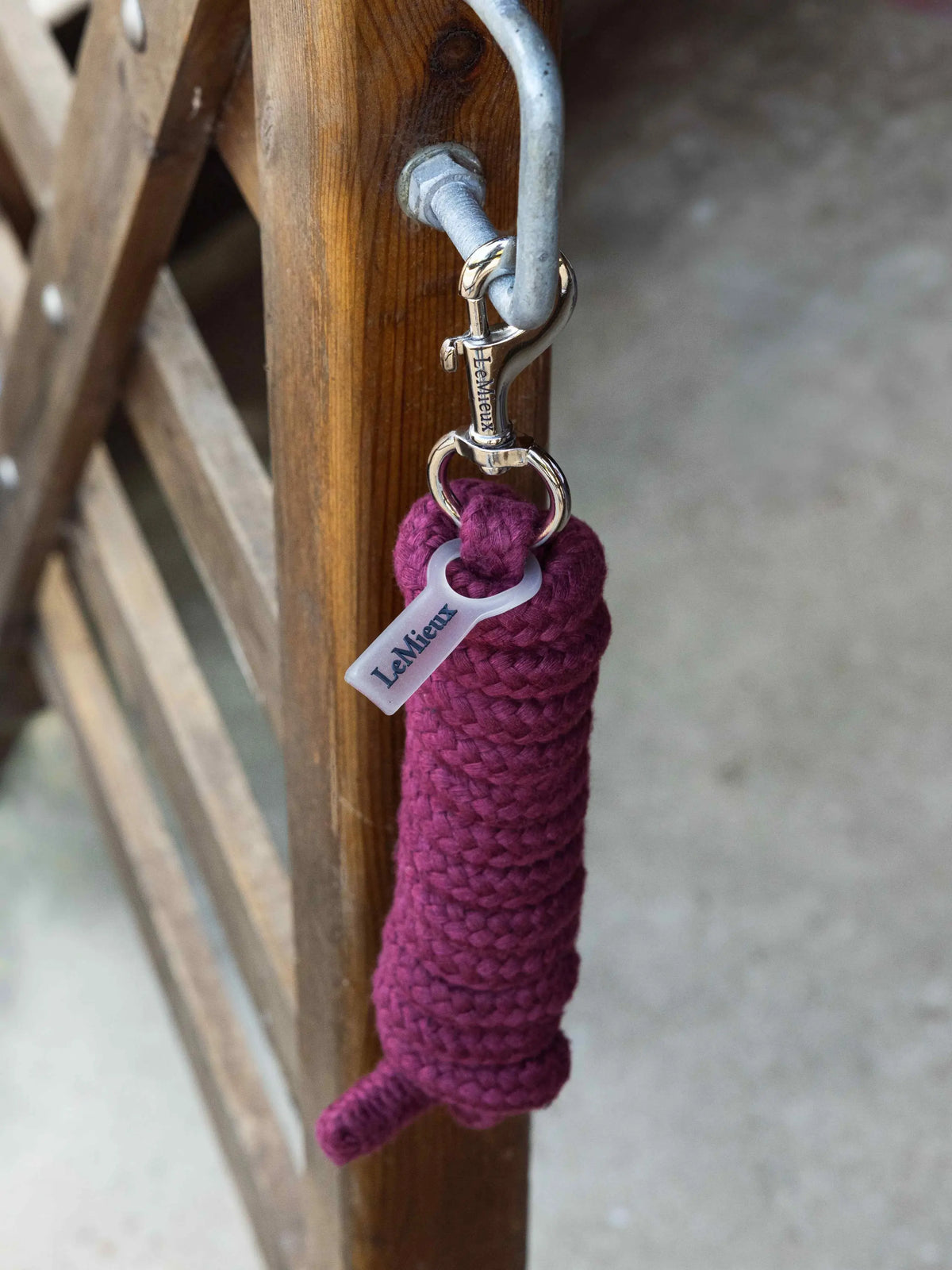 LeMieux Arika Leadrope Burgundy