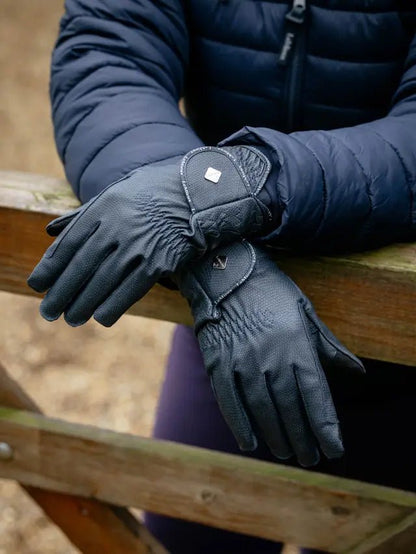 LeMieux Classic Riding Gloves Navy | Equiflair