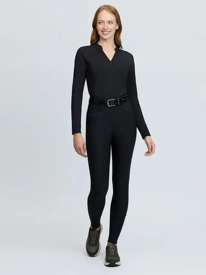 LeMieux Tall Isabelle Knee Grip Breeches Black