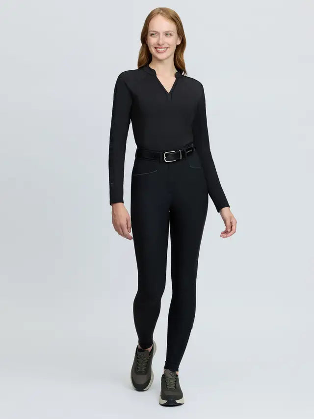 LeMieux Tall Isabelle Knee Grip Breeches Black