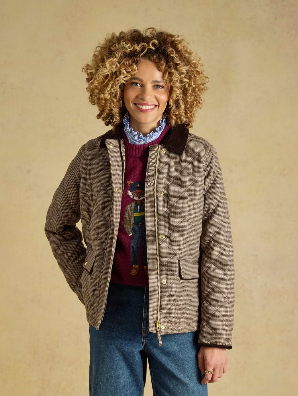 Women's Joules Harrogate Check Jacket