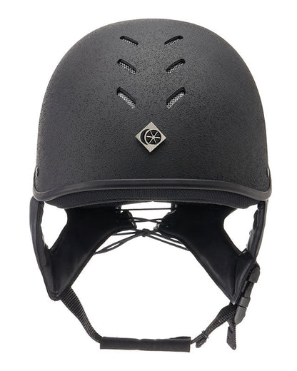 Charles Owen JS1 Pro Jockey Skull Black Riding Helmet | Equiflair