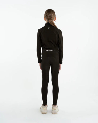 EQUIDRY Water Repellent Leggings Children's Brown/White