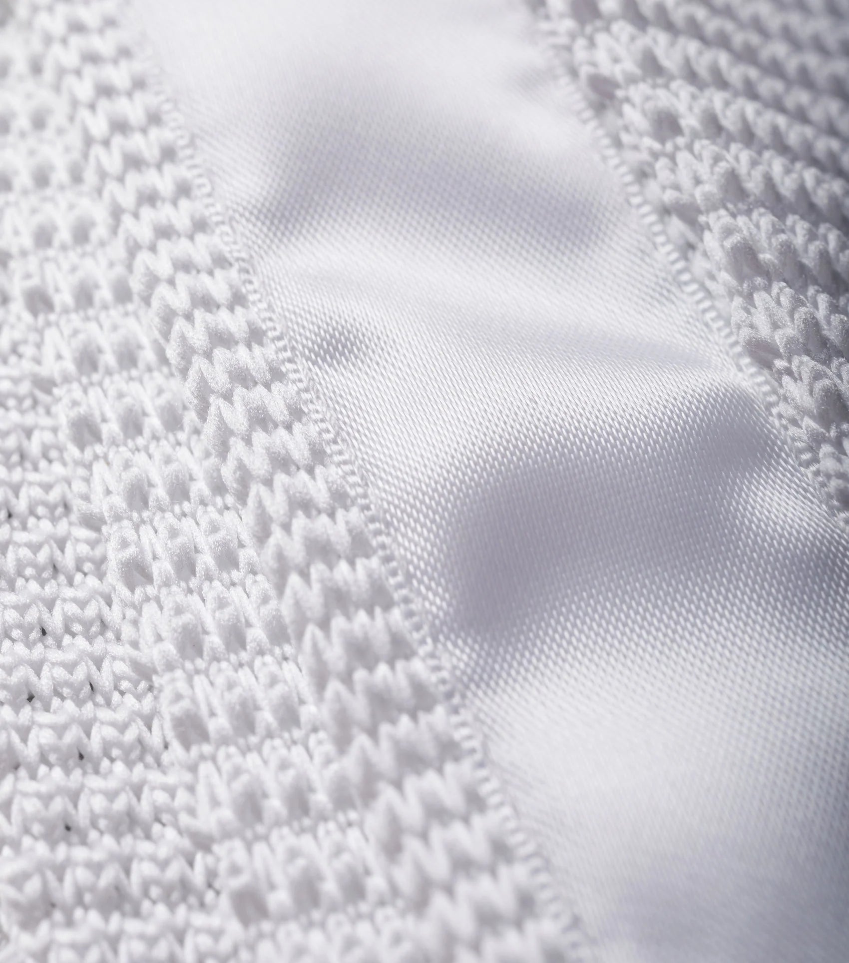 White Knitted Tie - Men's Fashion Formal Wear | Equiflair Elegant Accessory