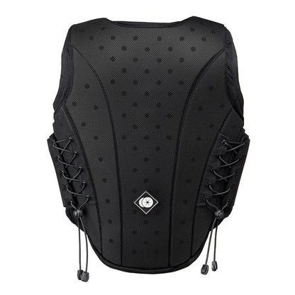 CHARLES OWEN KONTOR CHILDS BODY PROTECTOR BLACK: Equestrian Safety, Adjustable Fit, Comfortable, Lightweight, EN 13158 Certified