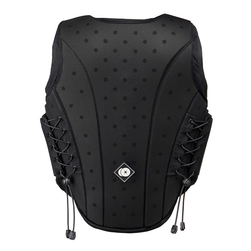 CHARLES OWEN KONTOR CHILDS BODY PROTECTOR BLACK: Equestrian Safety, Adjustable Fit, Comfortable, Lightweight, EN 13158 Certified