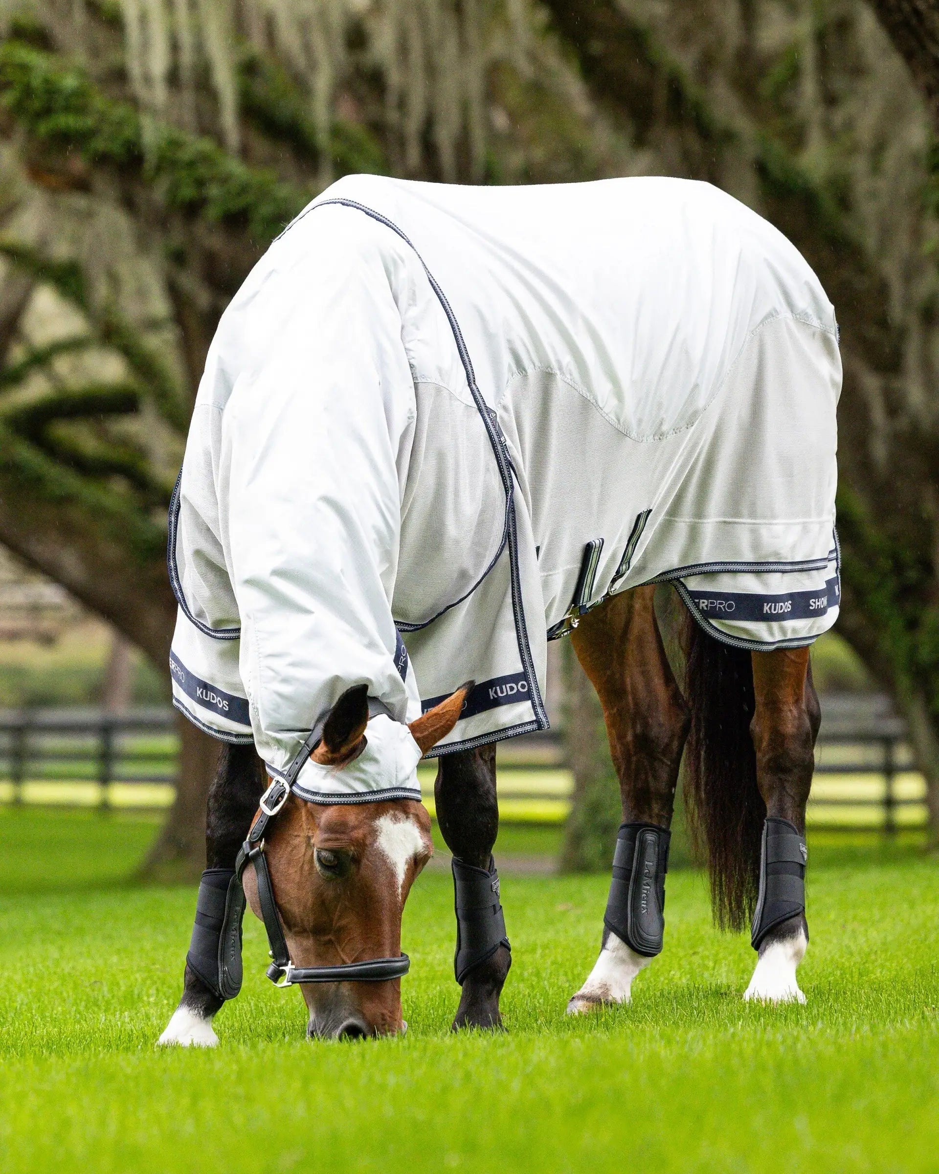 LeMieux Kudos Shower Pro Waterproof Fly Rug Grey