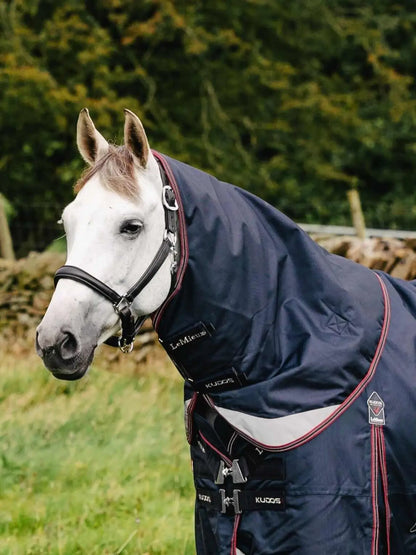 LeMieux Kudos Turnout Neck Cover 100g Navy for Horses - Equiflair