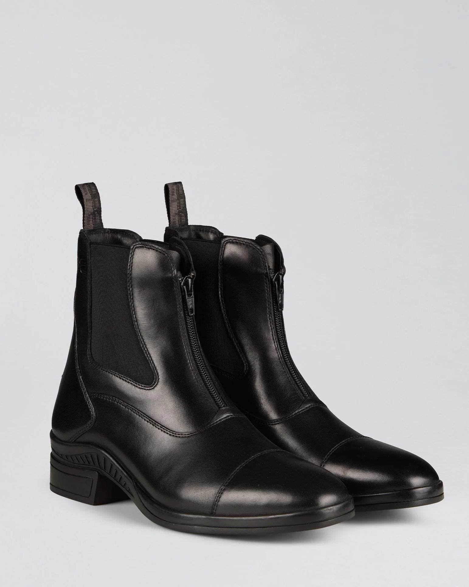 Premier Equine Lanark Leather Paddock Boots Black