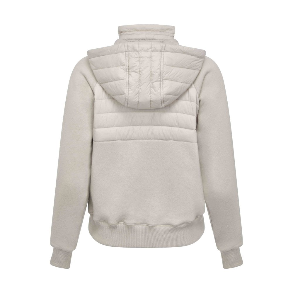LeMieux Harley Hybrid Hoodie Stone - Women's Quilted Hooded Sweatshirt
